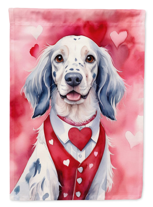 Buy this English Setter My Valentine House Flag