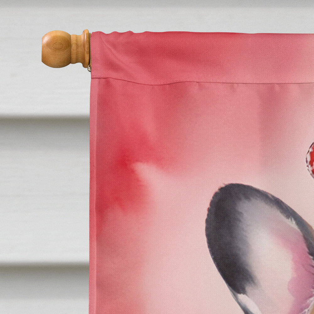 French Bulldog My Valentine House Flag