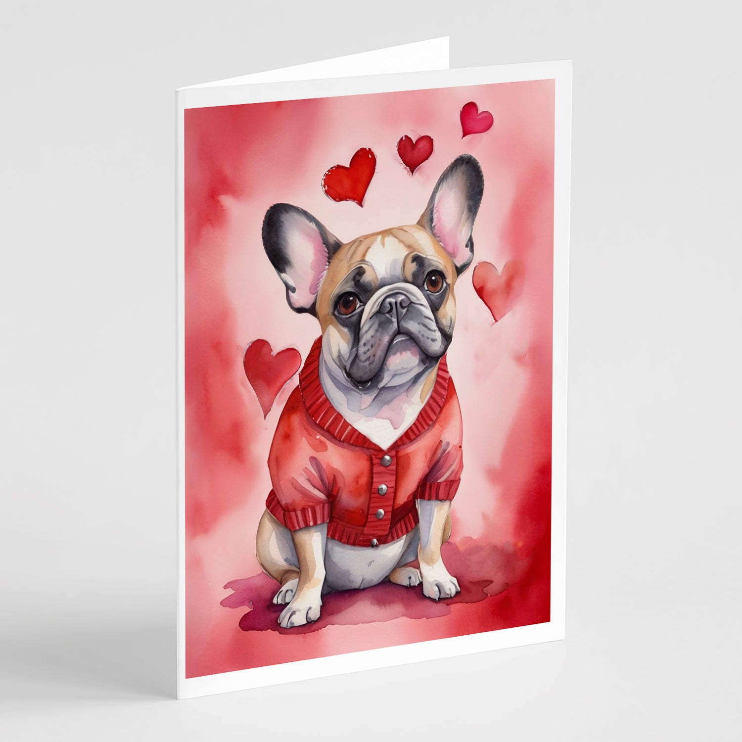 Buy this French Bulldog My Valentine Greeting Cards Pack of 8