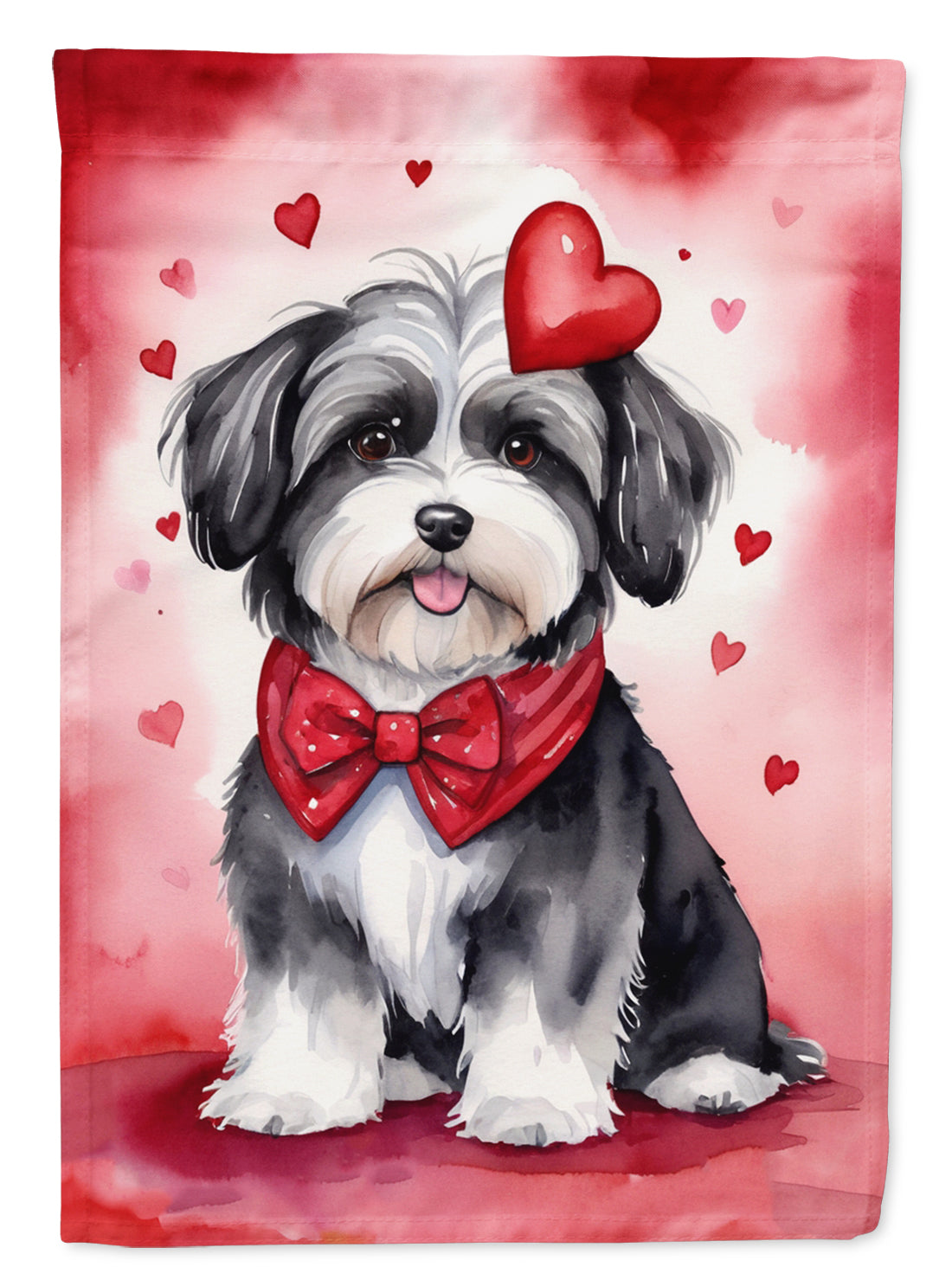 Buy this Havanese My Valentine House Flag