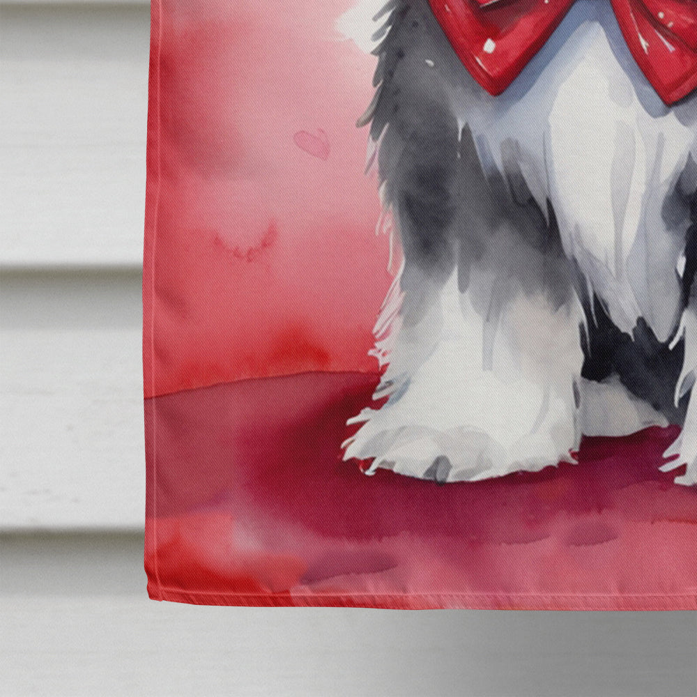 Havanese My Valentine House Flag