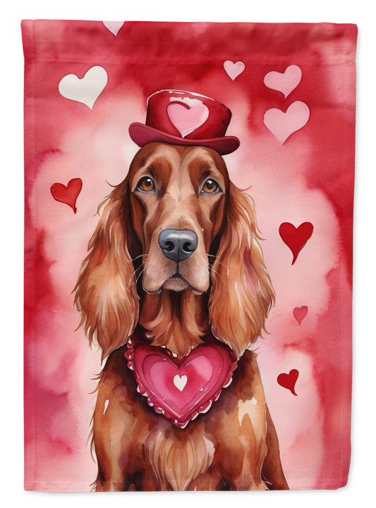 Buy this Irish Setter My Valentine Garden Flag