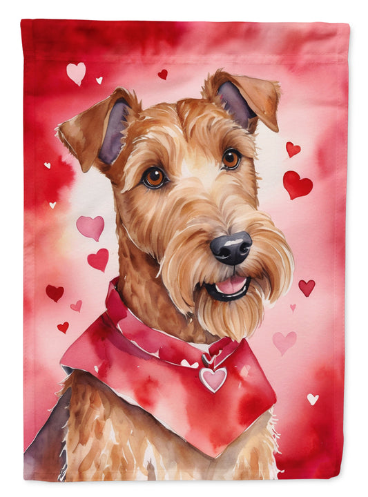 Buy this Irish Terrier My Valentine House Flag