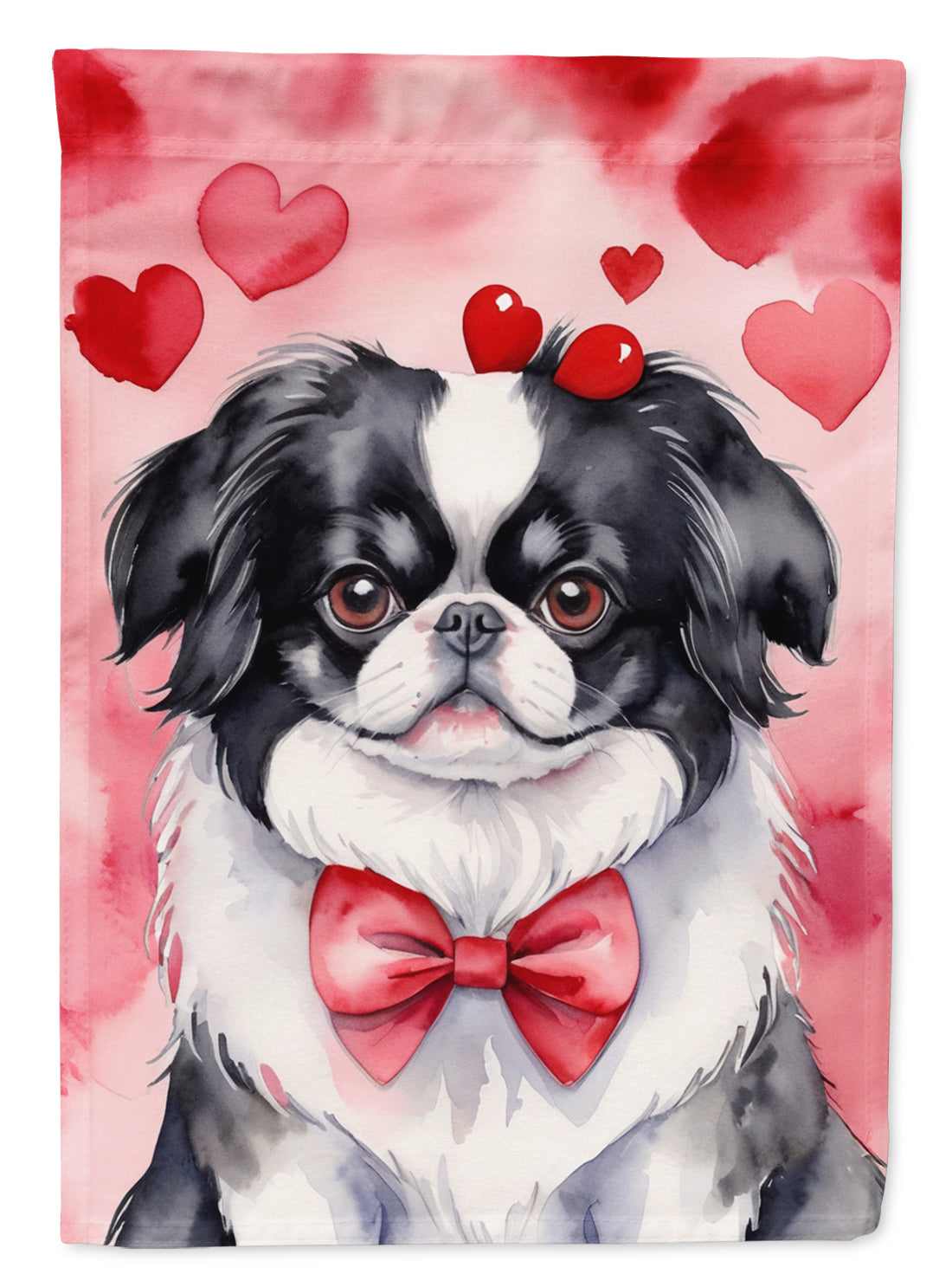 Buy this Japanese Chin My Valentine House Flag