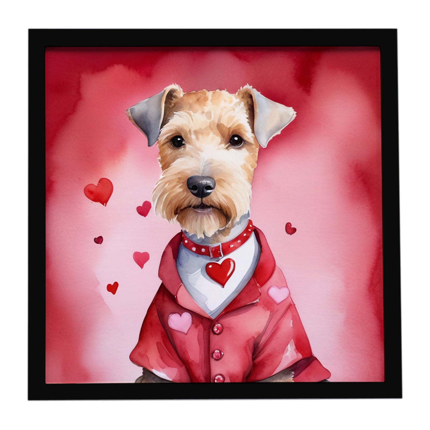Buy this Lakeland Terrier My Valentine Framed Metal Print