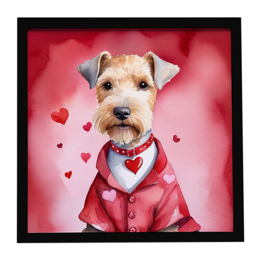 Buy this Lakeland Terrier My Valentine Framed Metal Print