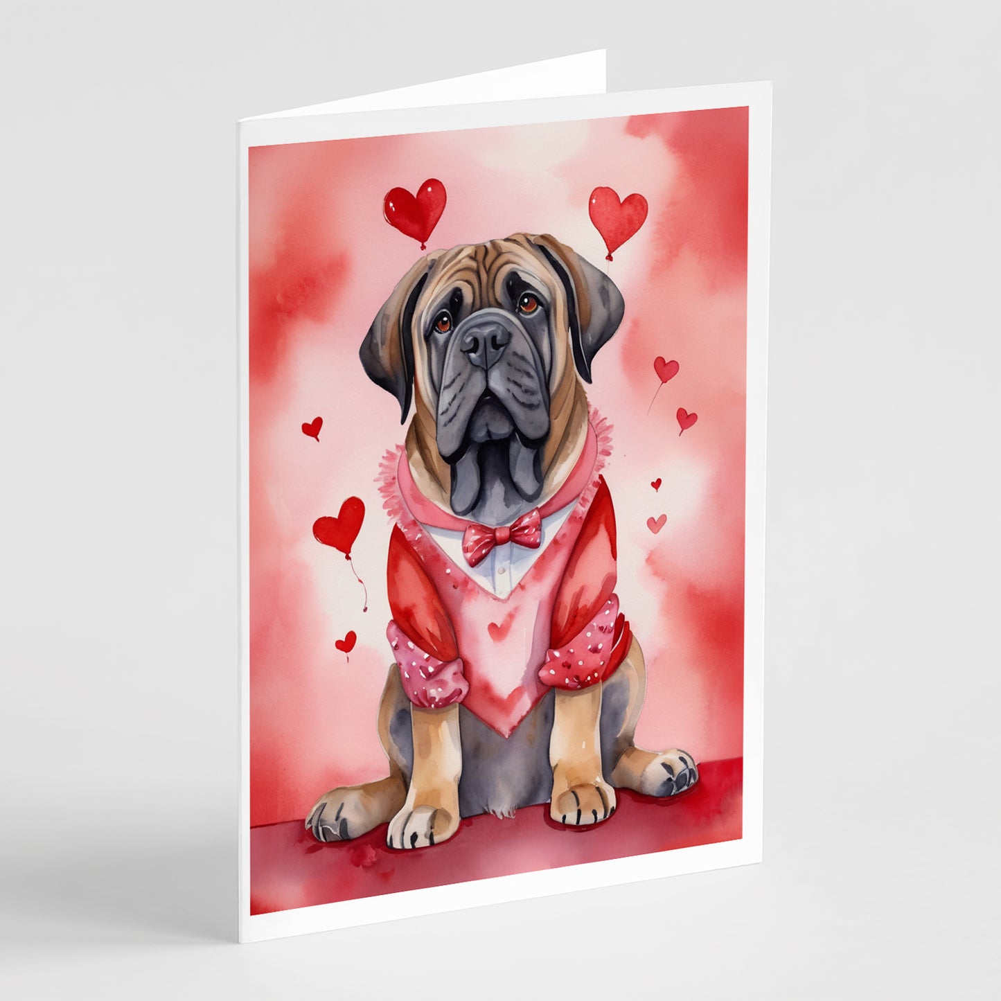 Buy this Mastiff My Valentine Greeting Cards Pack of 8