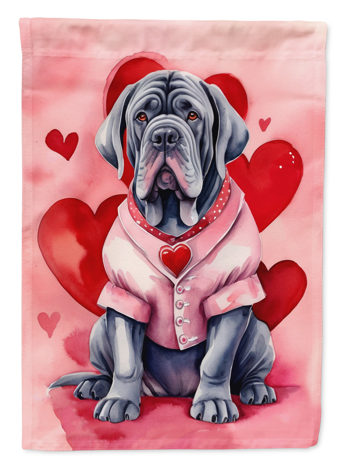 Buy this Neapolitan Mastiff My Valentine Garden Flag