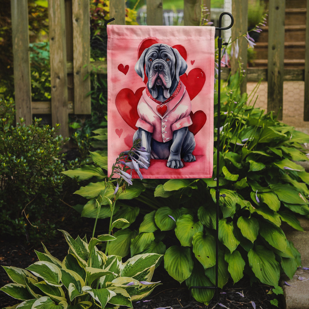 Neapolitan Mastiff My Valentine Garden Flag