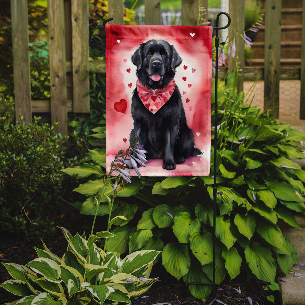 Newfoundland My Valentine Garden Flag