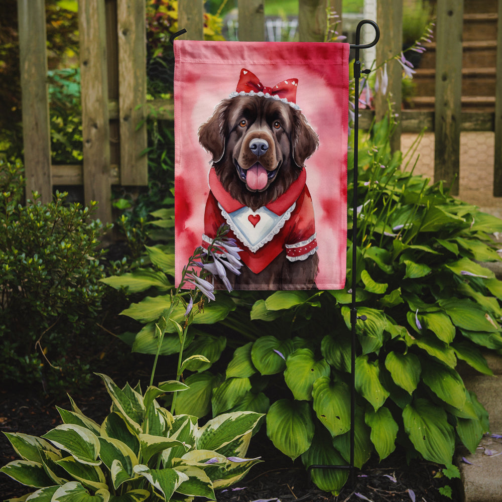 Newfoundland My Valentine Garden Flag