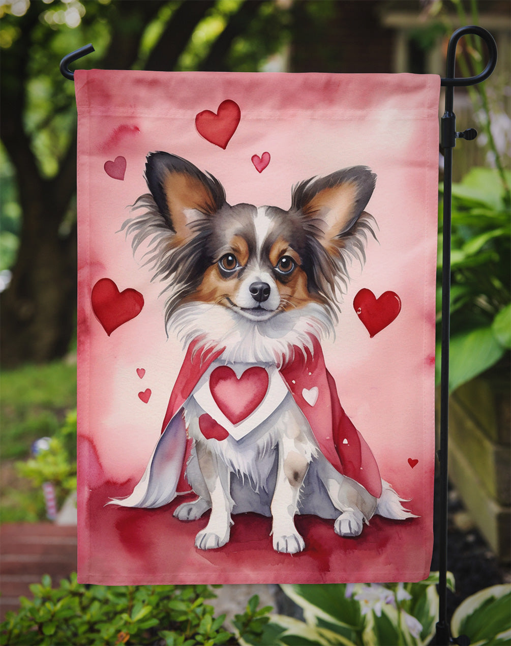 Papillon My Valentine Garden Flag