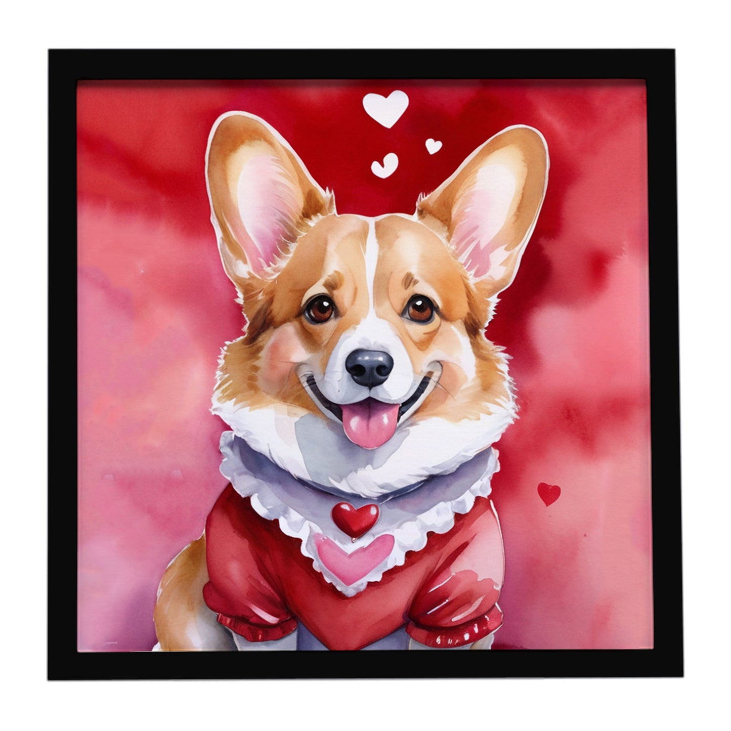 Buy this Corgi My Valentine Framed Metal Print