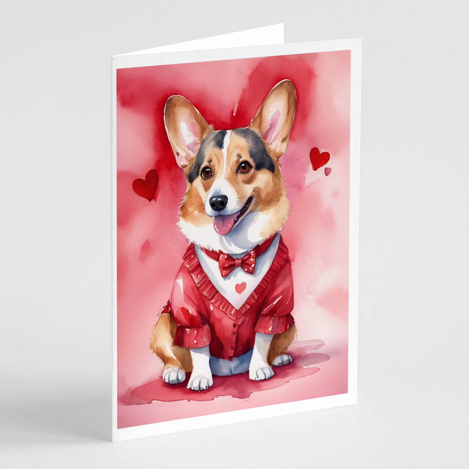 Buy this Corgi My Valentine Greeting Cards Pack of 8