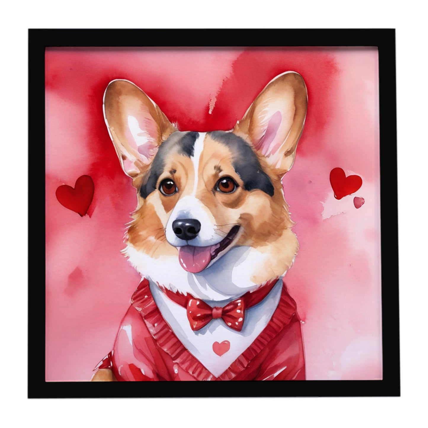 Buy this Corgi My Valentine Framed Metal Print