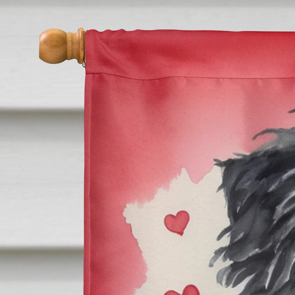 Puli My Valentine House Flag