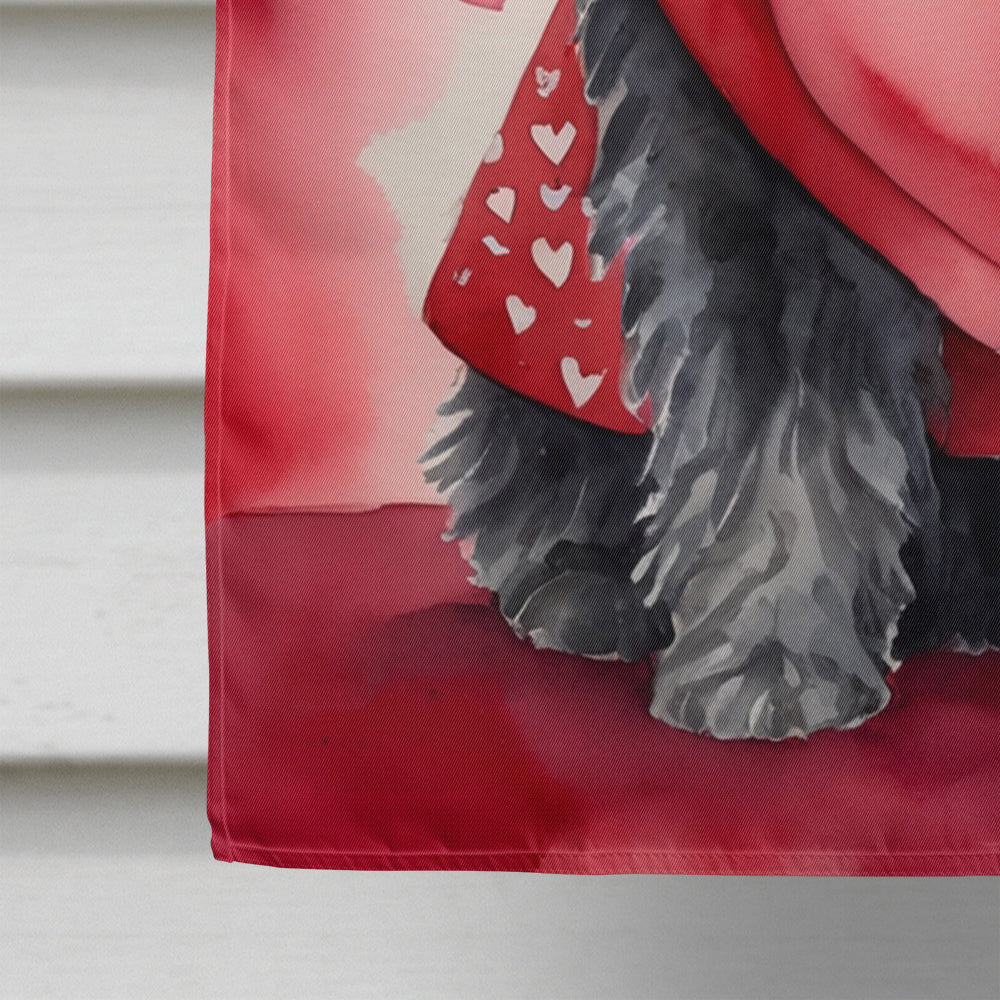 Puli My Valentine House Flag