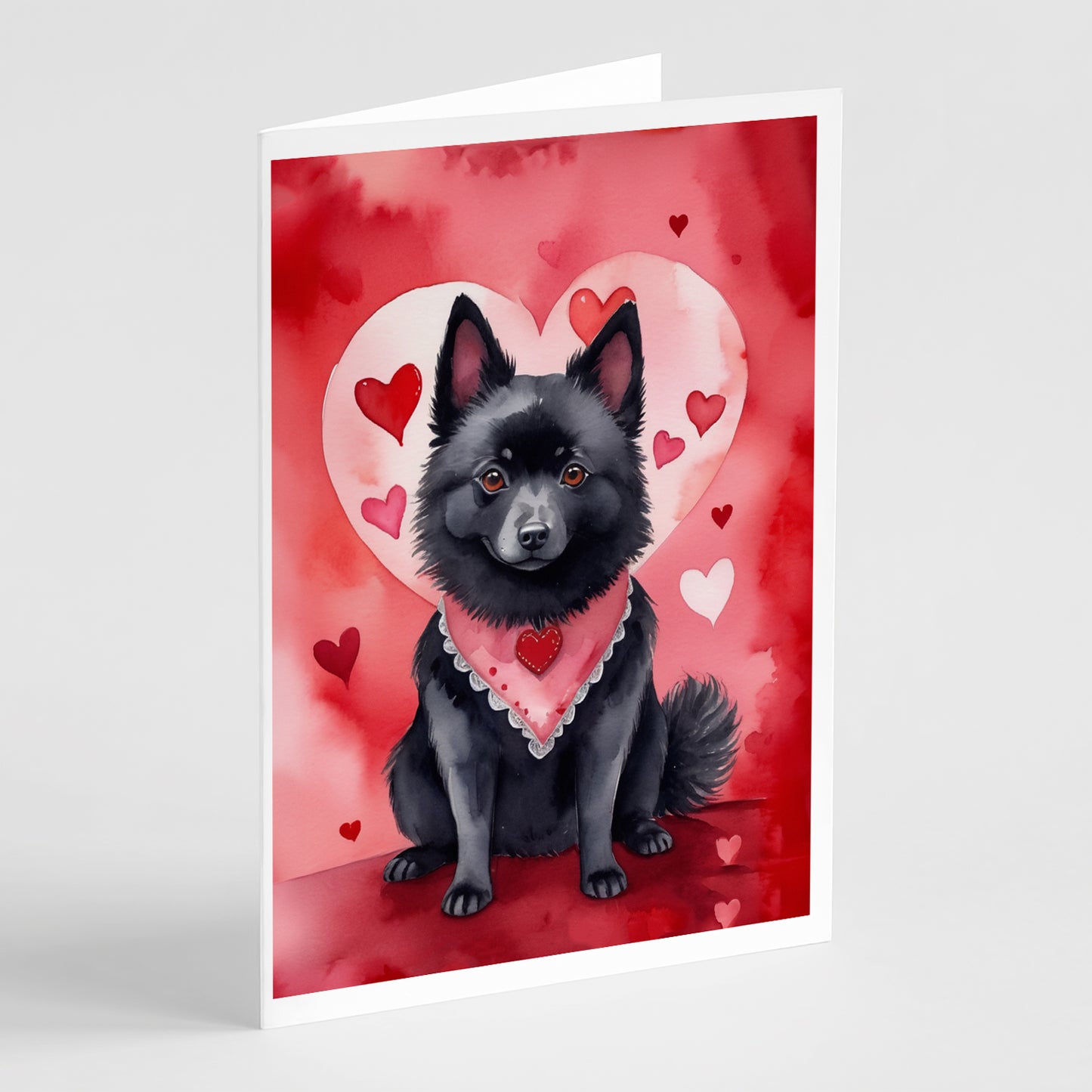 Buy this Schipperke My Valentine Greeting Cards Pack of 8