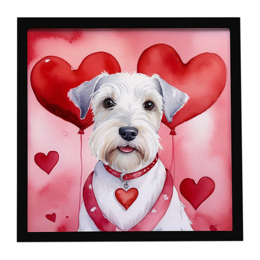 Buy this Sealyham Terrier My Valentine Framed Metal Print