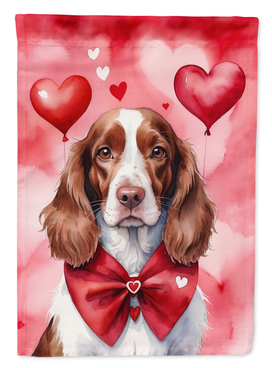 Buy this Welsh Springer Spaniel My Valentine Garden Flag