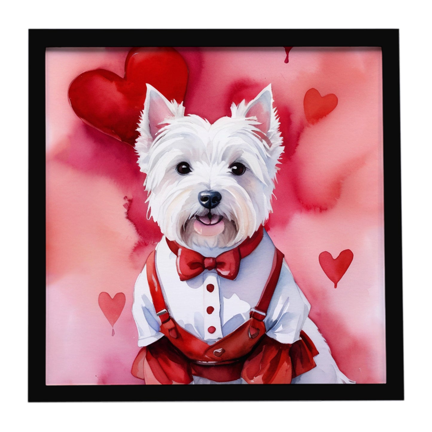 Buy this Westie My Valentine Framed Metal Print