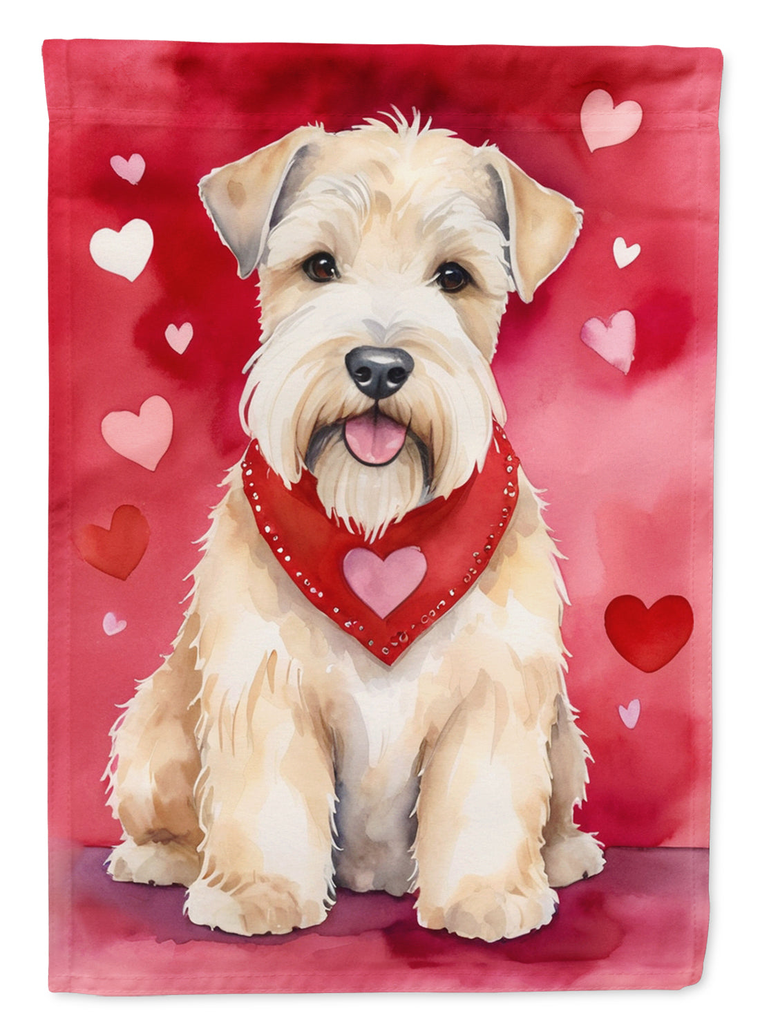 Buy this Wheaten Terrier My Valentine Garden Flag