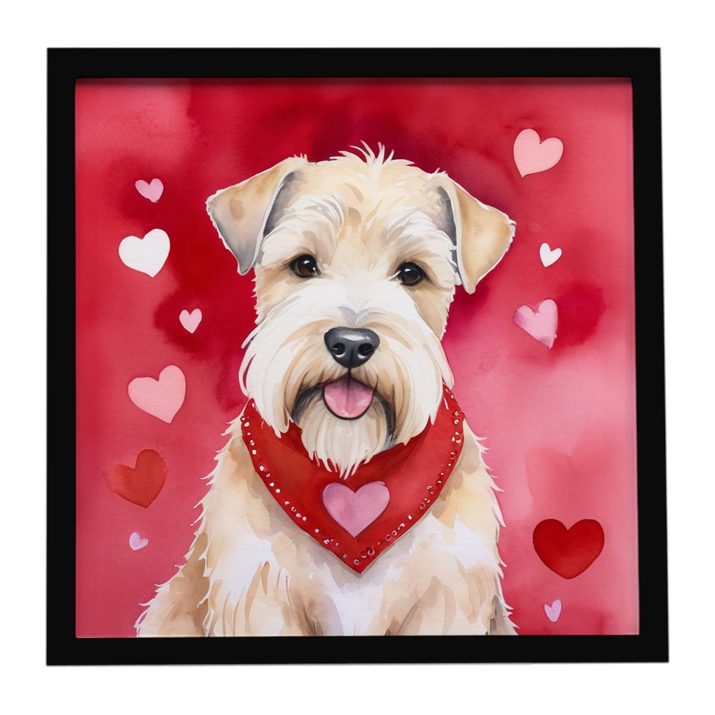 Buy this Wheaten Terrier My Valentine Framed Metal Print