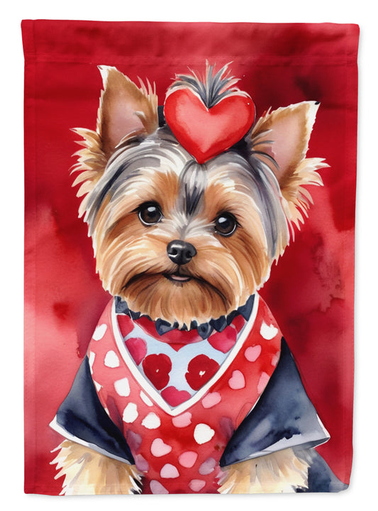 Buy this Yorkshire Terrier My Valentine House Flag