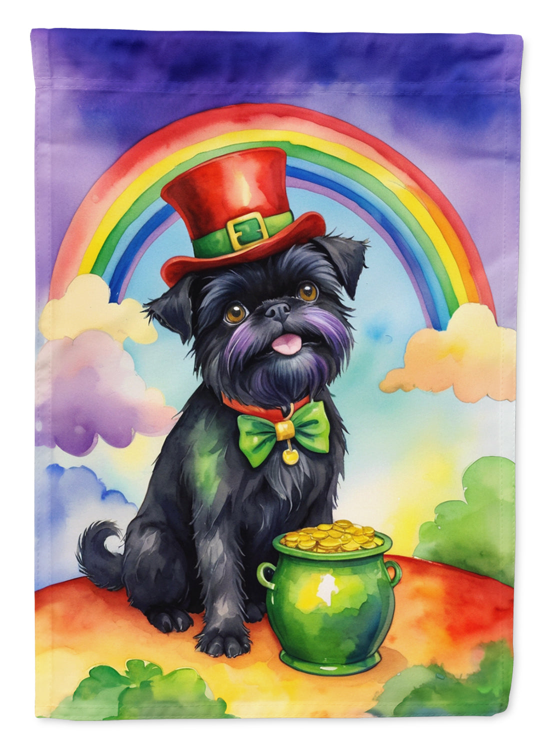 Buy this Affenpinscher St Patrick's Day Garden Flag