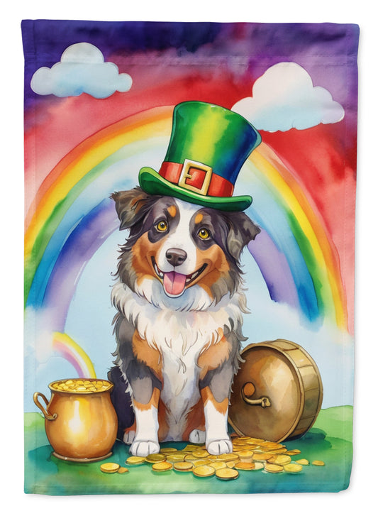 Buy this Australian Shepherd St Patrick's Day House Flag