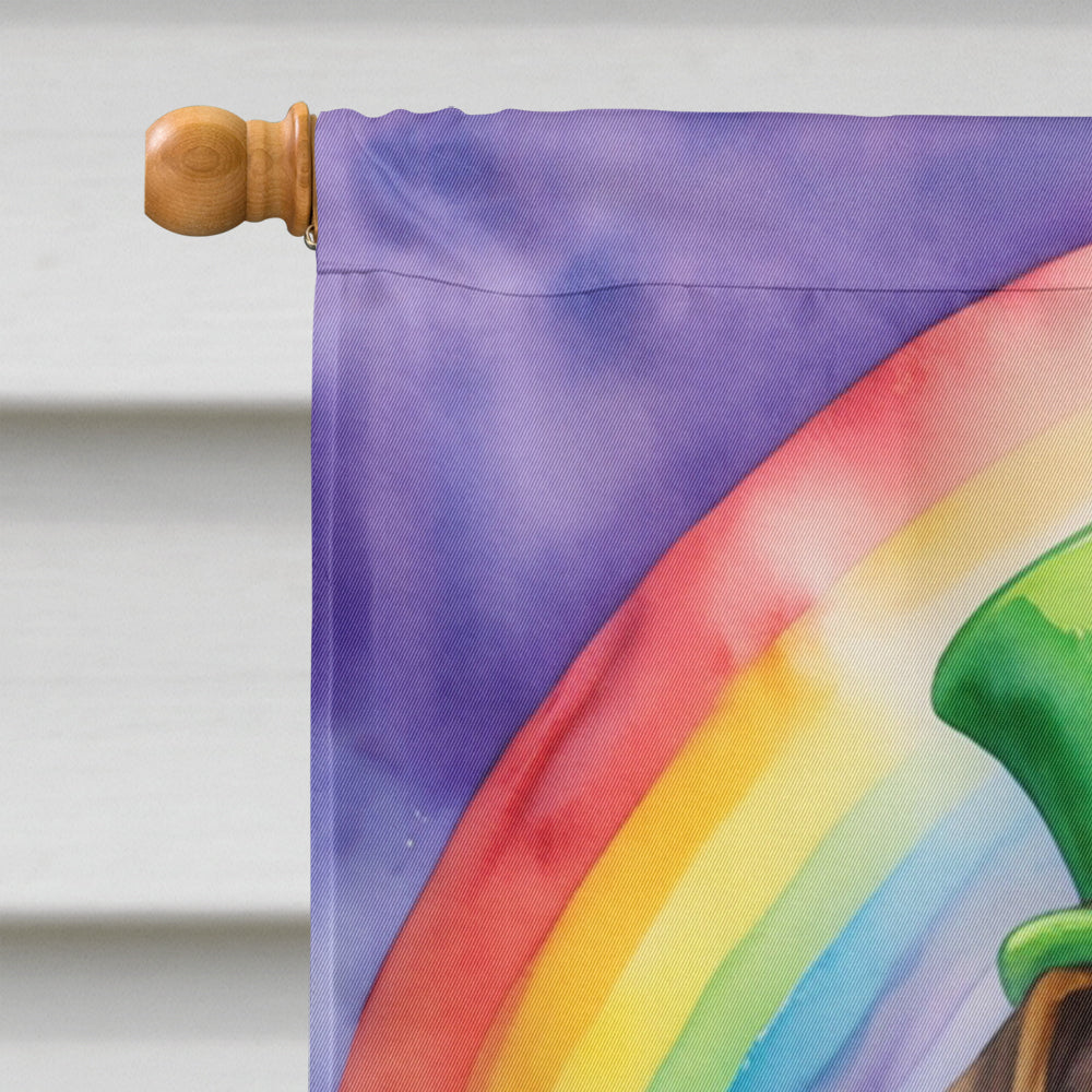 Boxer St Patrick's Day House Flag