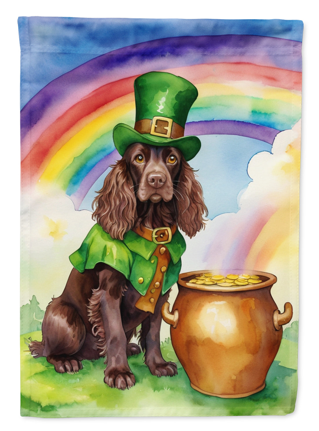 Buy this Boykin Spaniel St Patrick's Day House Flag