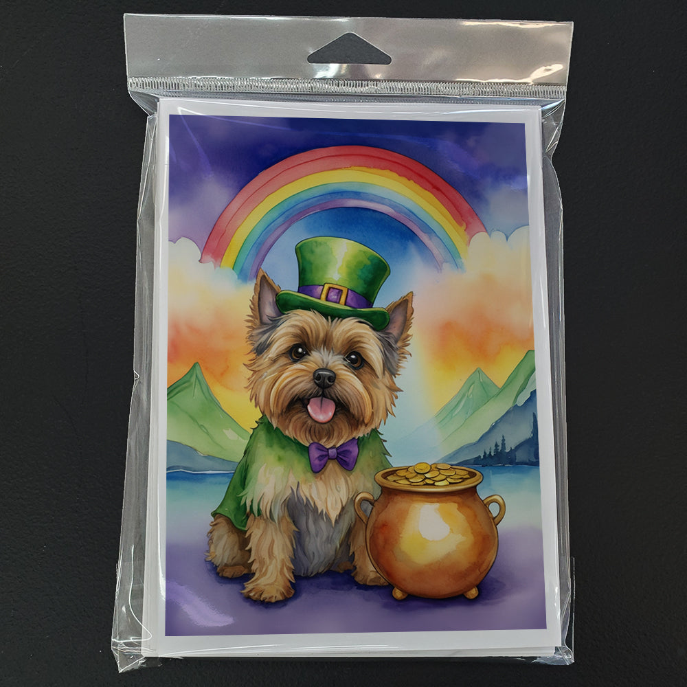 Cairn Terrier St Patrick's Day Greeting Cards Pack of 8