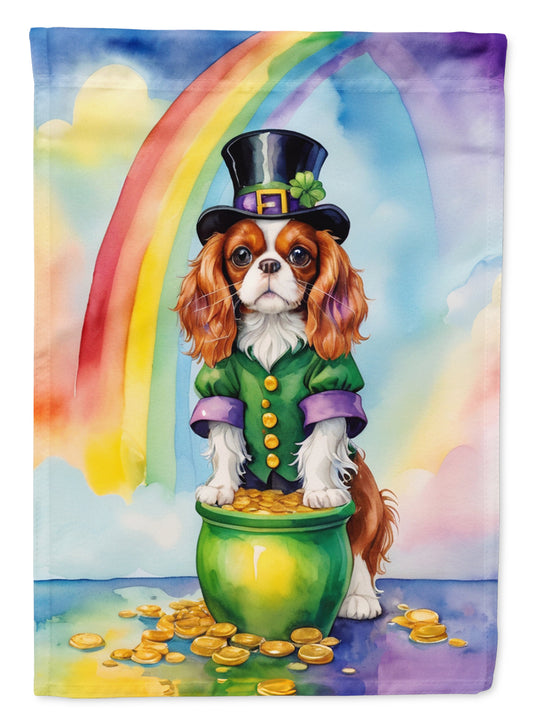 Buy this Cavalier Spaniel St Patrick's Day Garden Flag