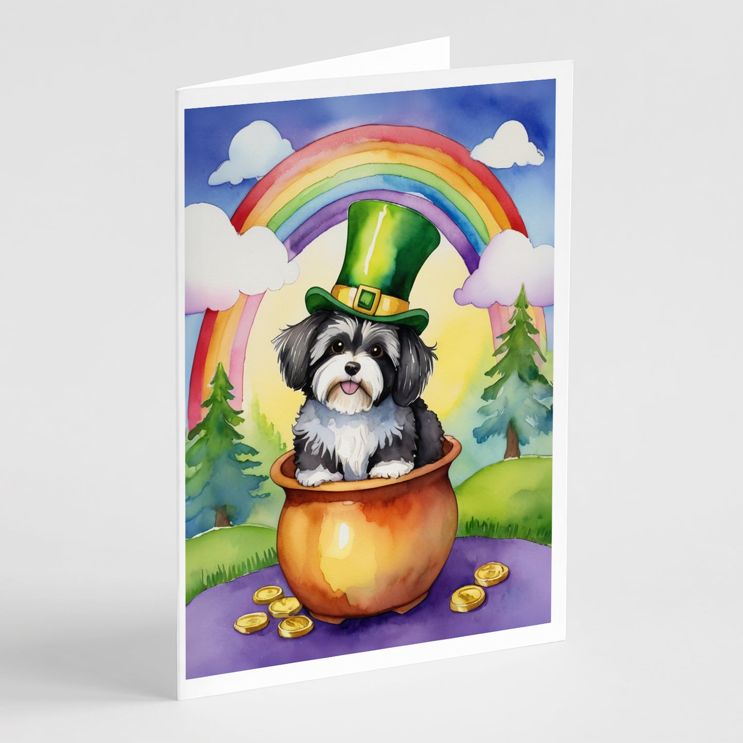 Buy this Havanese St Patrick's Day Greeting Cards Pack of 8