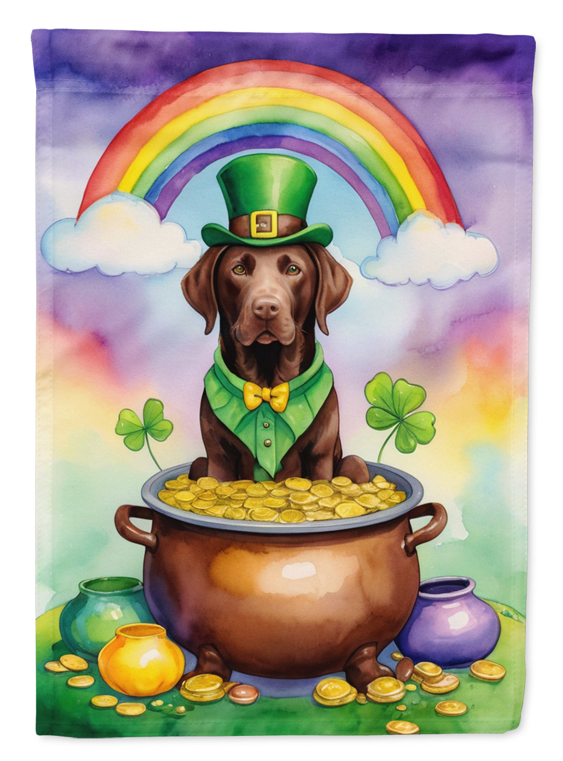 Buy this Labrador Retriever St Patrick's Day House Flag