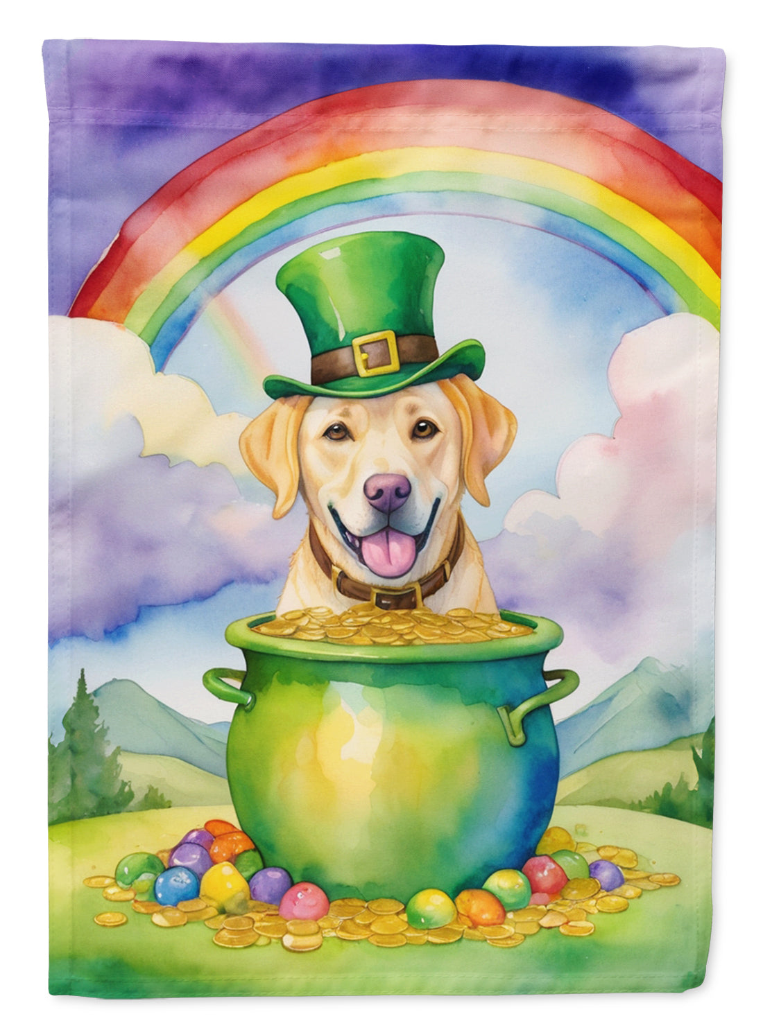 Buy this Labrador Retriever St Patrick's Day House Flag