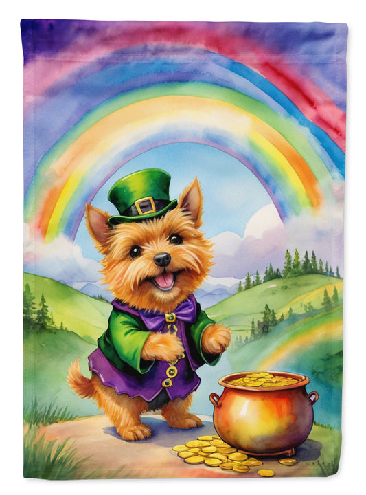 Buy this Norwich Terrier St Patrick's Day Garden Flag