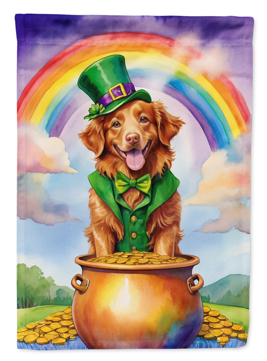 Buy this Nova Scotia Duck Tolling Retriever St Patrick's Day Garden Flag