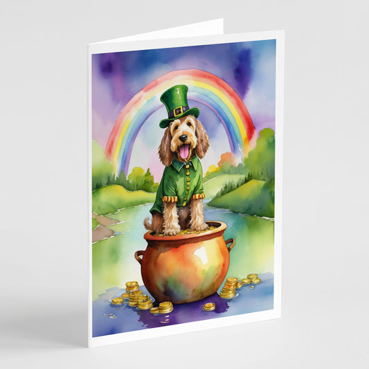 Buy this Otterhound St Patrick's Day Greeting Cards Pack of 8