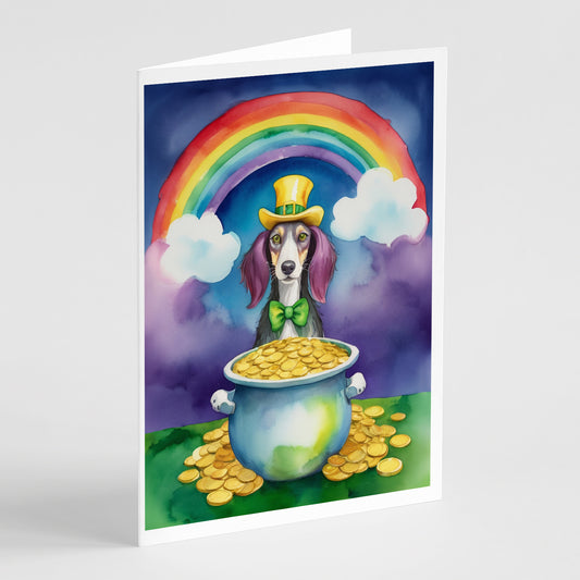 Buy this Saluki St Patrick's Day Greeting Cards Pack of 8