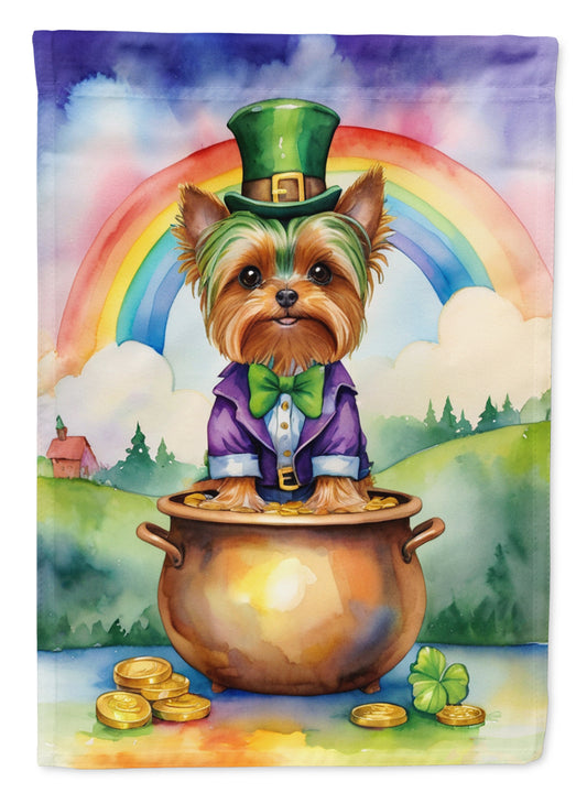 Buy this Yorkshire Terrier St Patrick's Day Garden Flag