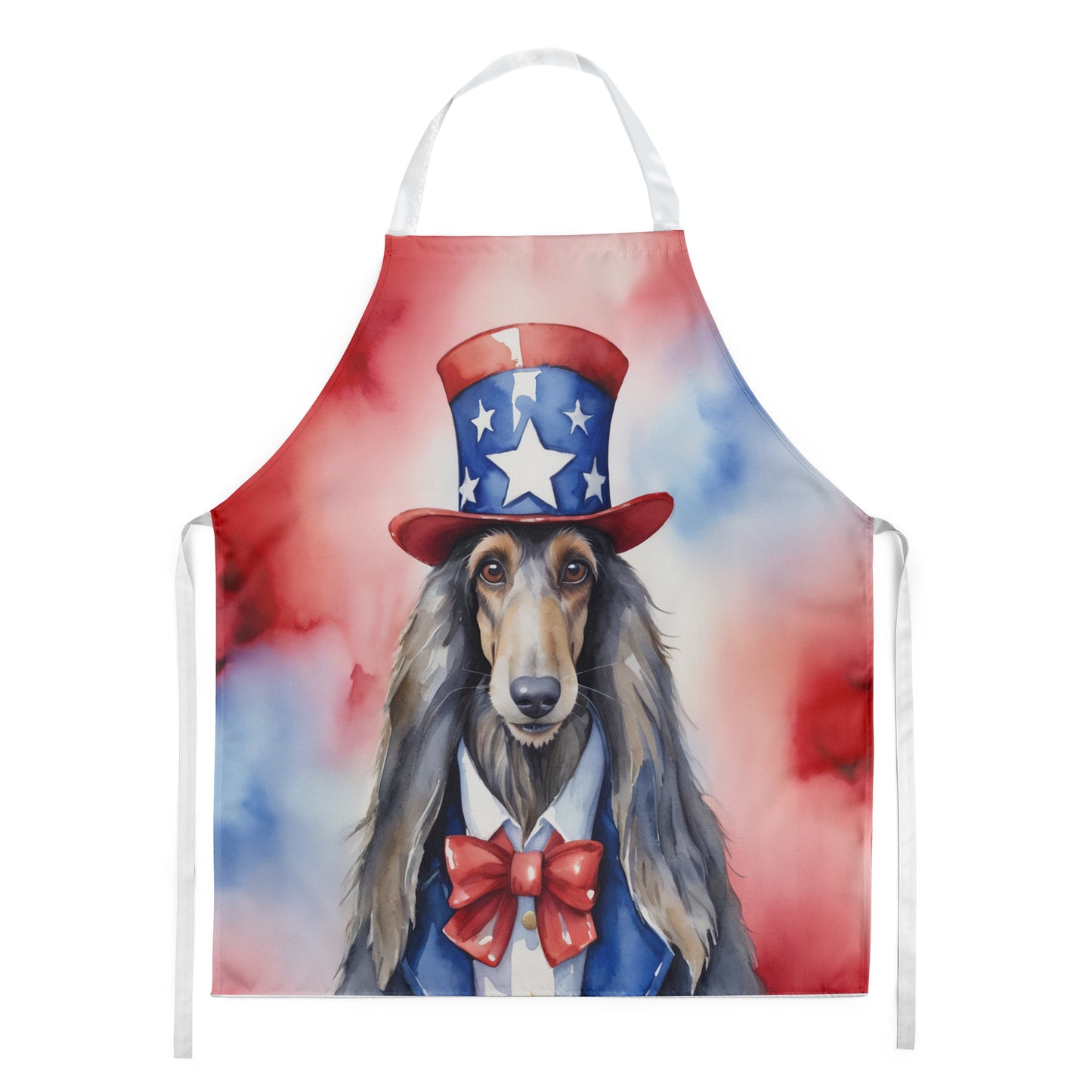 Buy this Afghan Hound Patriotic American Apron