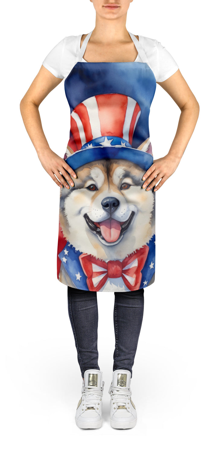 Akita Patriotic American Apron