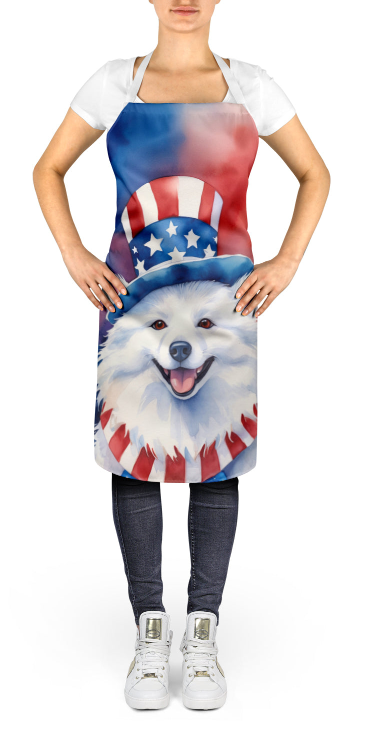 American Eskimo Patriotic American Apron