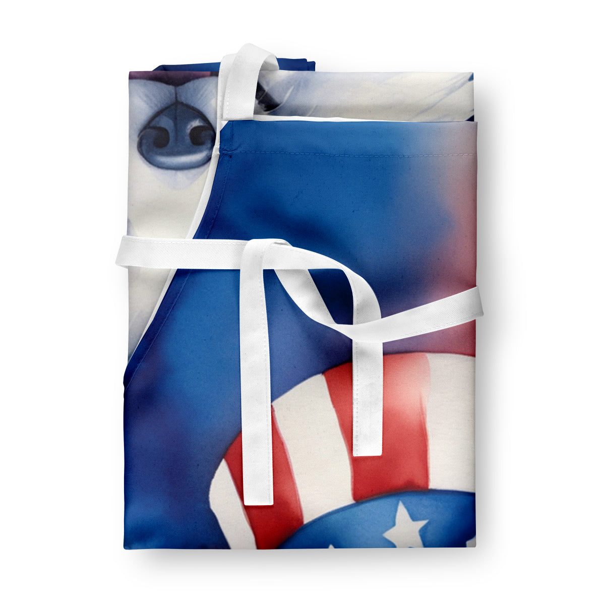 American Eskimo Patriotic American Apron