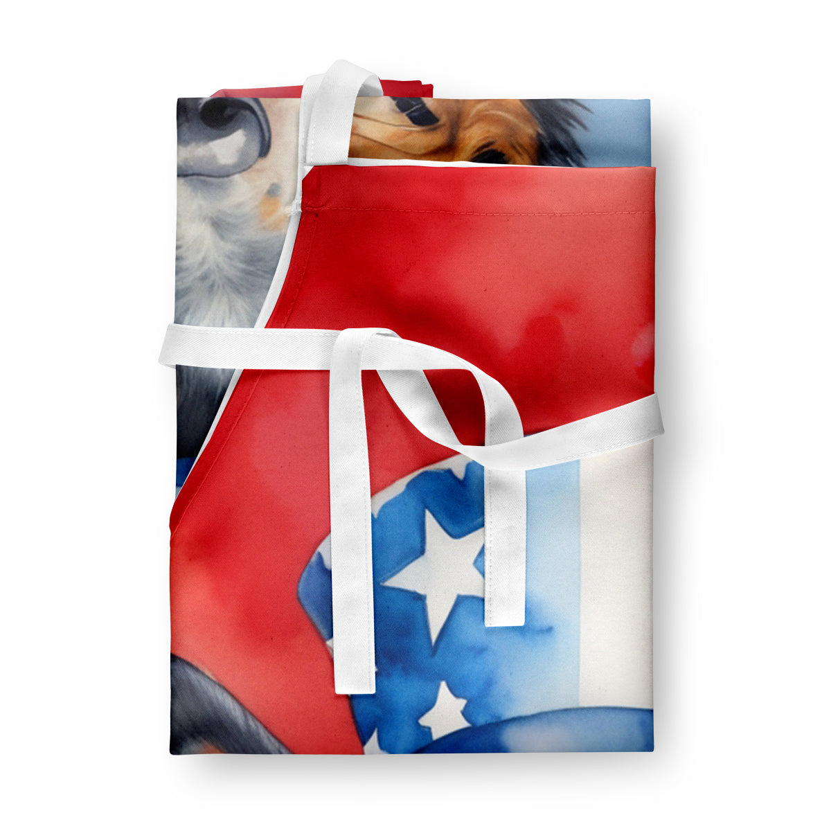 Australian Cattle Dog Patriotic American Apron