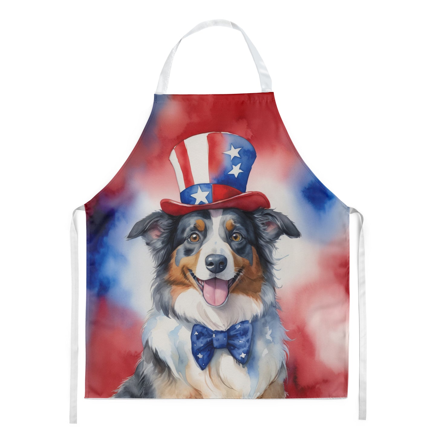 Buy this Australian Shepherd Patriotic American Apron