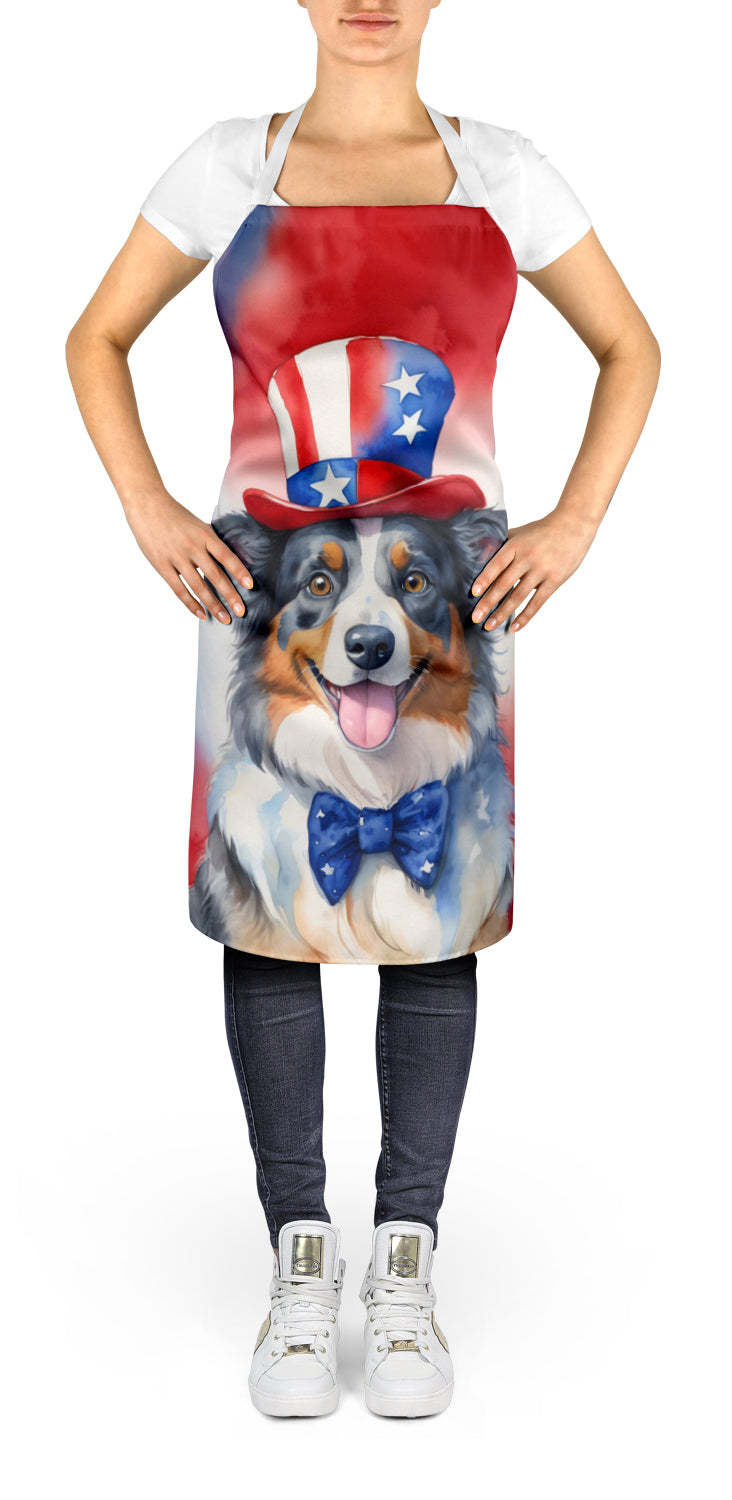 Australian Shepherd Patriotic American Apron