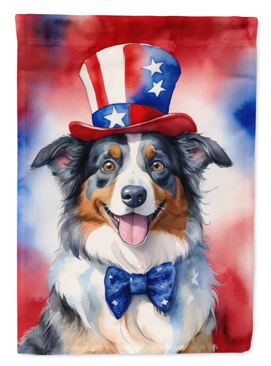 Buy this Australian Shepherd Patriotic American Garden Flag